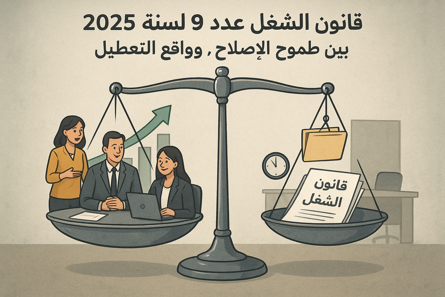 قانون الشغل عدد 9 لسنة 2025… بين طموح الإصلاح وواقع التعطيل